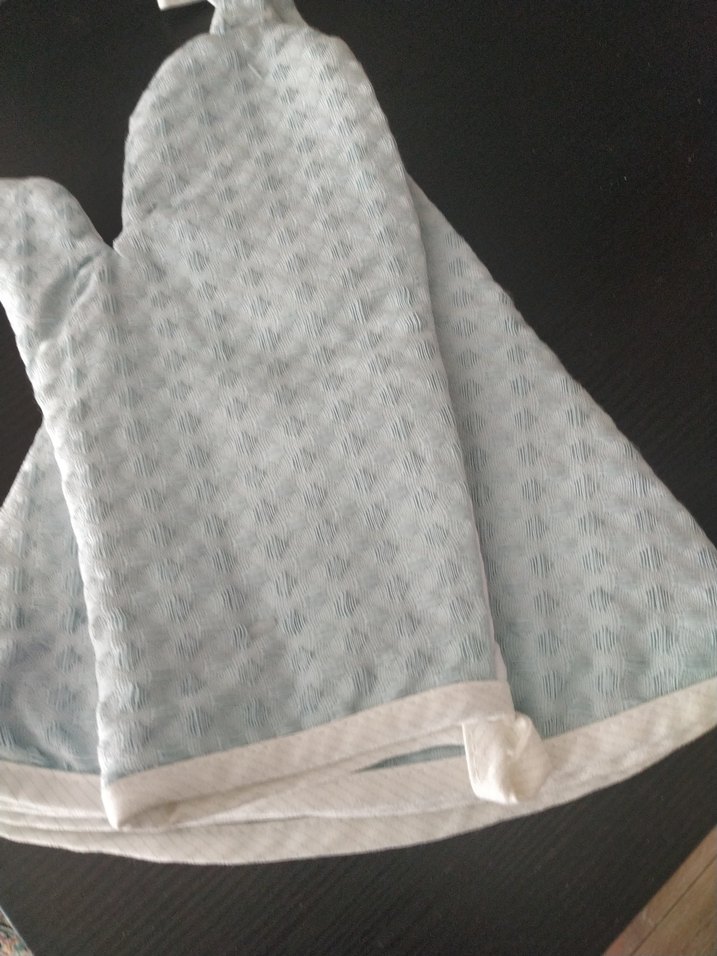 Gri Yılan Desenli Fırın Eldiveni - Görsel 2