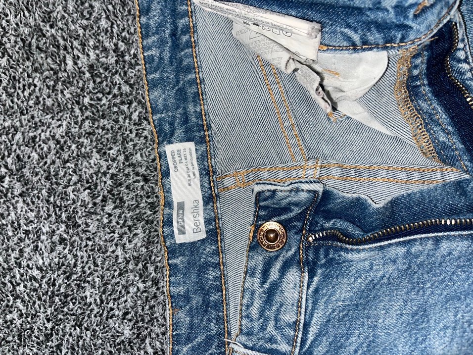 Yüksek Bel Mavi Denim Jean — görsel 2/4