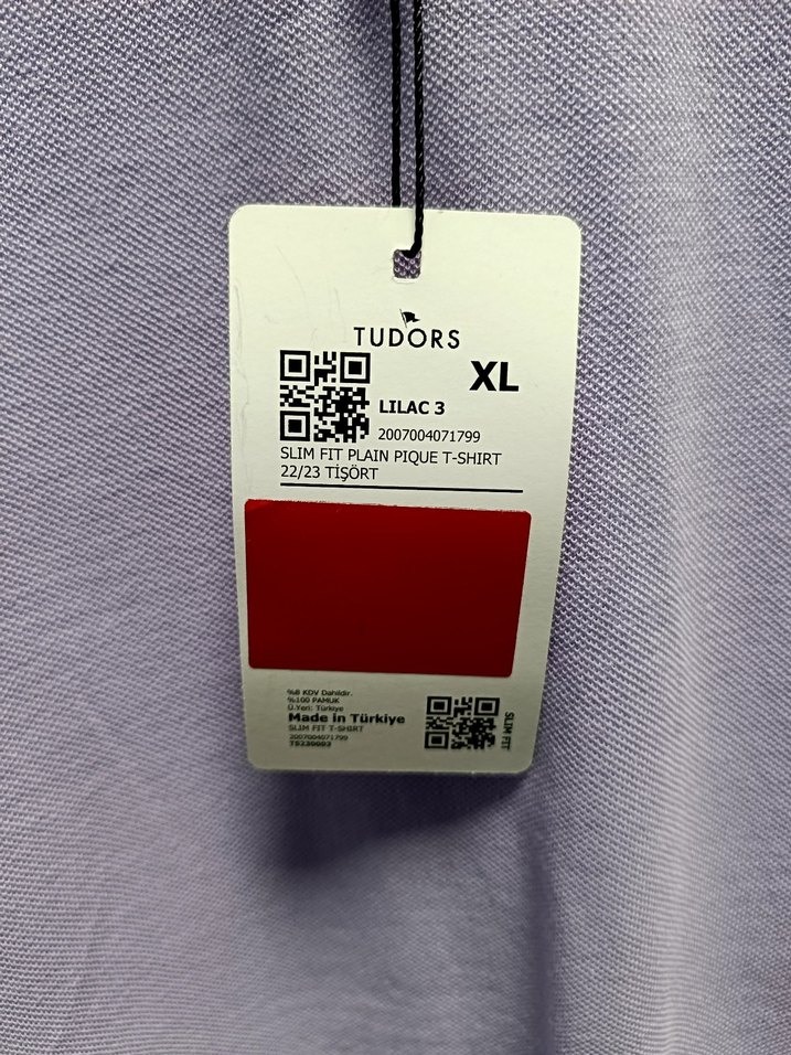 Erkek Mor Kısa Kollu Polo Tişört - Görsel 2