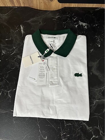 LACOSTE POLO YAKA T-SHİRT M BEDEN YEŞİL BEYAZ