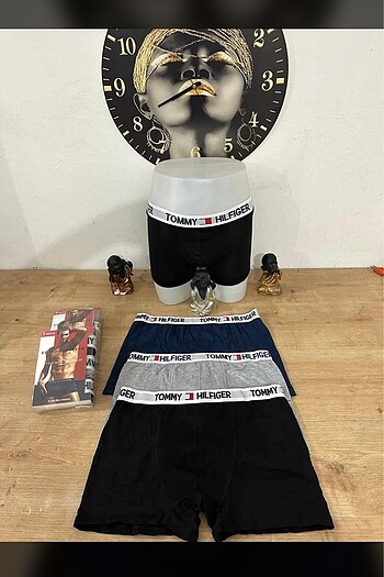 TOMMY HİLFİGER BOXER 3 LÜ L BEDEN
