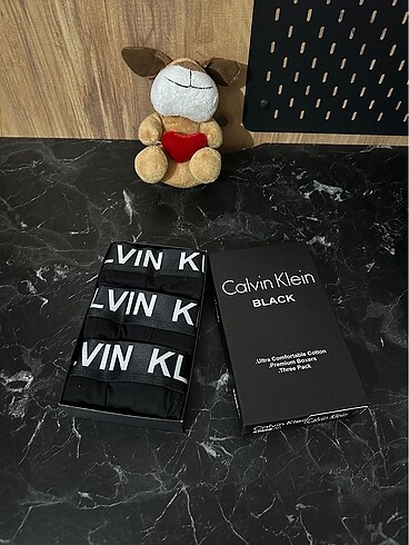 CALVİN KLEİN PREMİUM BOXER 3 LÜ XXL BEDEN SİYAH