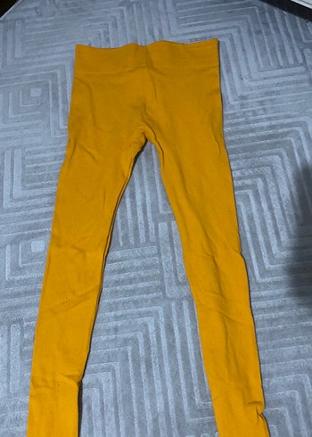 Sarı fitilli Kadın Tayt - Görsel 3