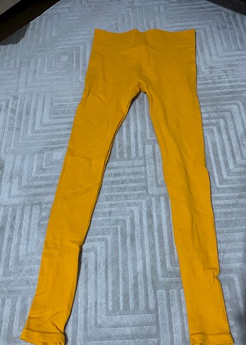 Sarı fitilli Kadın Tayt - Görsel 2