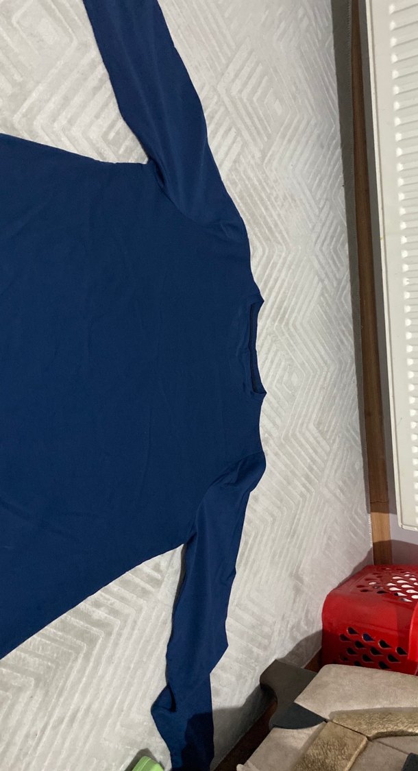 Mavi Uzun Kollu tunik - Görsel 3