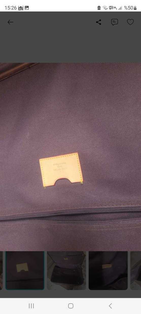 Louis Vuitton orjinal deri valiz — görsel 4/11
