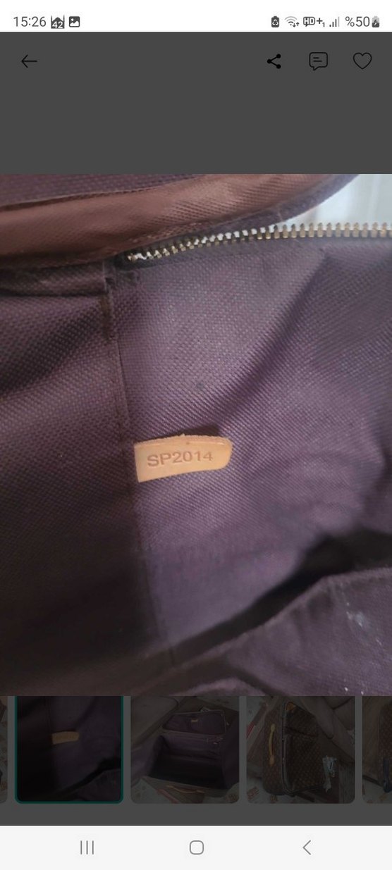 Louis Vuitton orjinal deri valiz — görsel 6/11