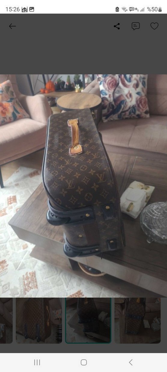 Louis Vuitton orjinal deri valiz — görsel 9/11