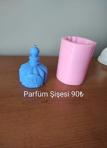 Silikon Mum Kalıbı Parfüm Şişesi Model