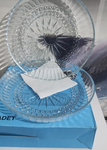  Beden Desenli Cam Kase