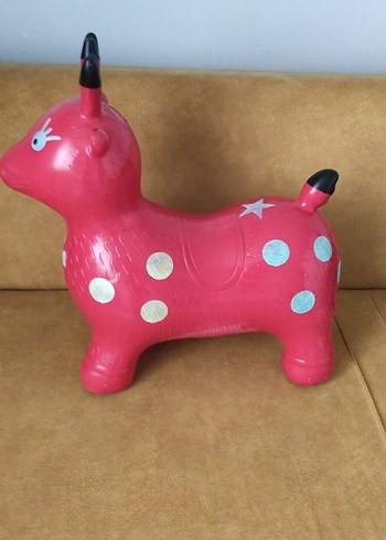 Pembe Renkte Renkli Oyuncak Geyik - Görsel 2