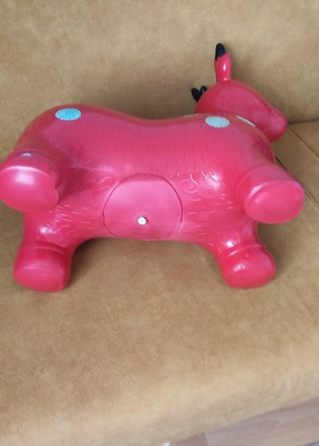 Pembe Renkte Renkli Oyuncak Geyik - Görsel 5