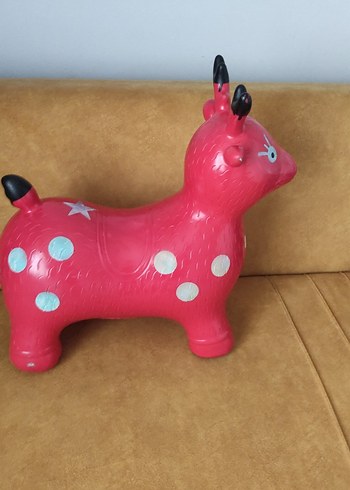 Pembe Renkte Renkli Oyuncak Geyik - Görsel 3