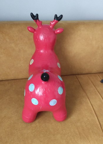 Pembe Renkte Renkli Oyuncak Geyik - Görsel 4