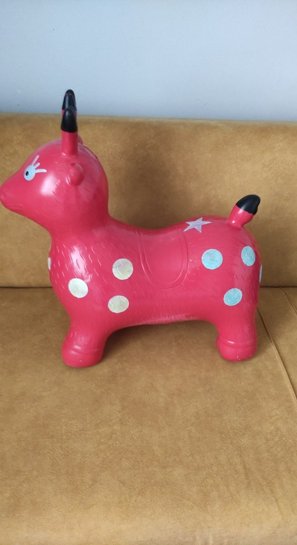 Pembe Renkte Renkli Oyuncak Geyik - Görsel 2