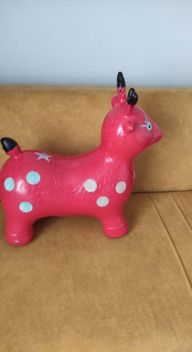 Pembe Renkte Renkli Oyuncak Geyik - Görsel 3