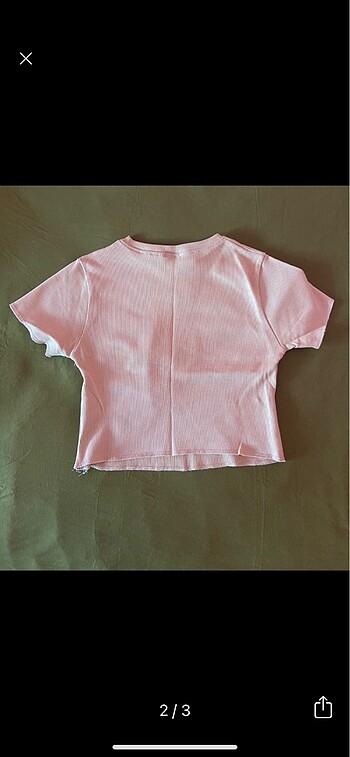 Diğer Crop kısa Tshirt