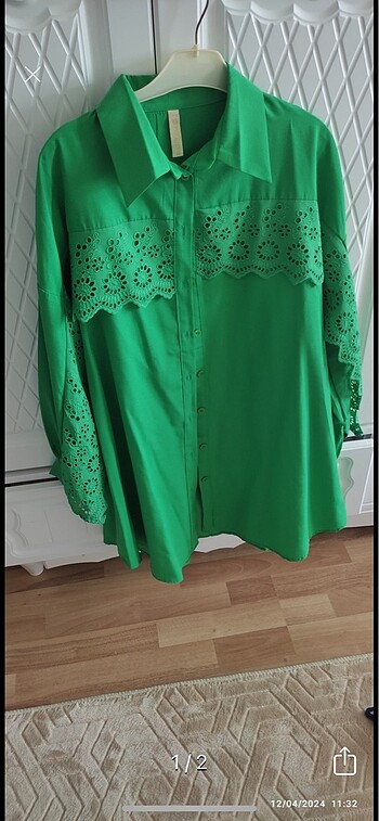 Fistolu Tunik Gömlek - Görsel 2