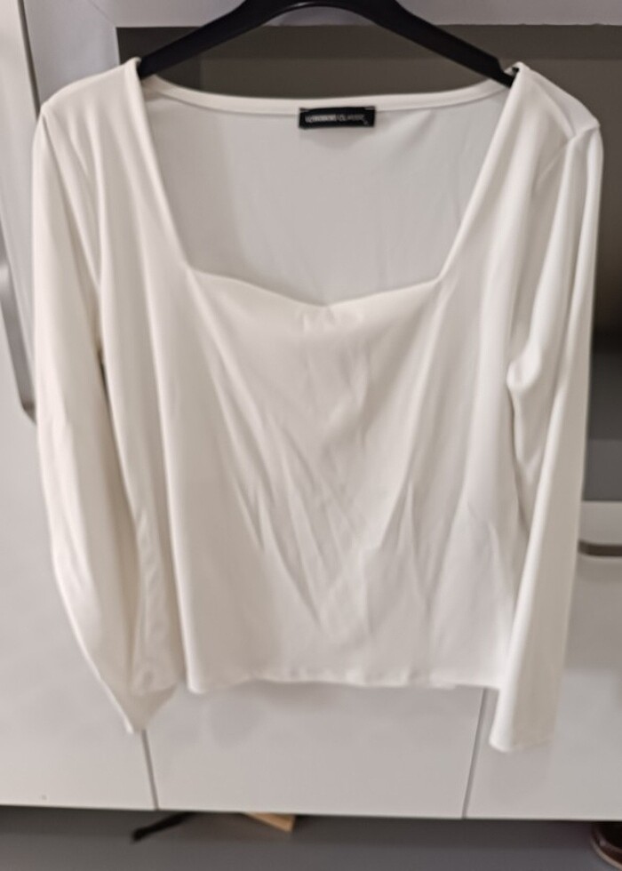 Kare yaka bluz - Görsel 2