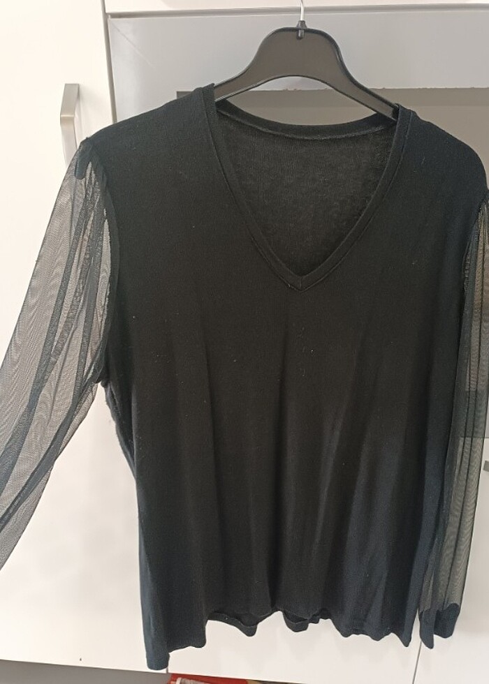 Siyah bluz - Görsel 3