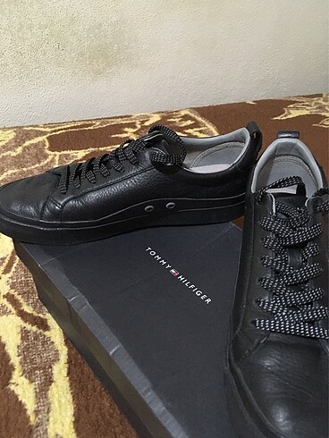 40 Beden siyah Renk Tommy erkek sneaker ayakkabı