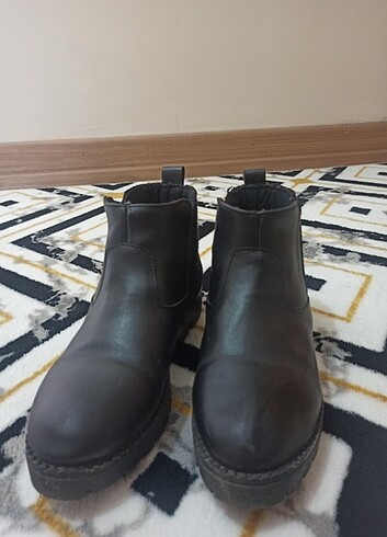 Diğer Bayan siyah yarım bot