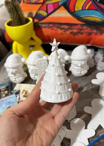 Kış Boyama Seti ve Dekoratif Objeler - Görsel 3