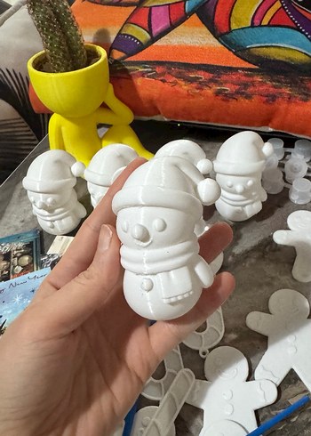 Kış Boyama Seti ve Dekoratif Objeler - Görsel 4