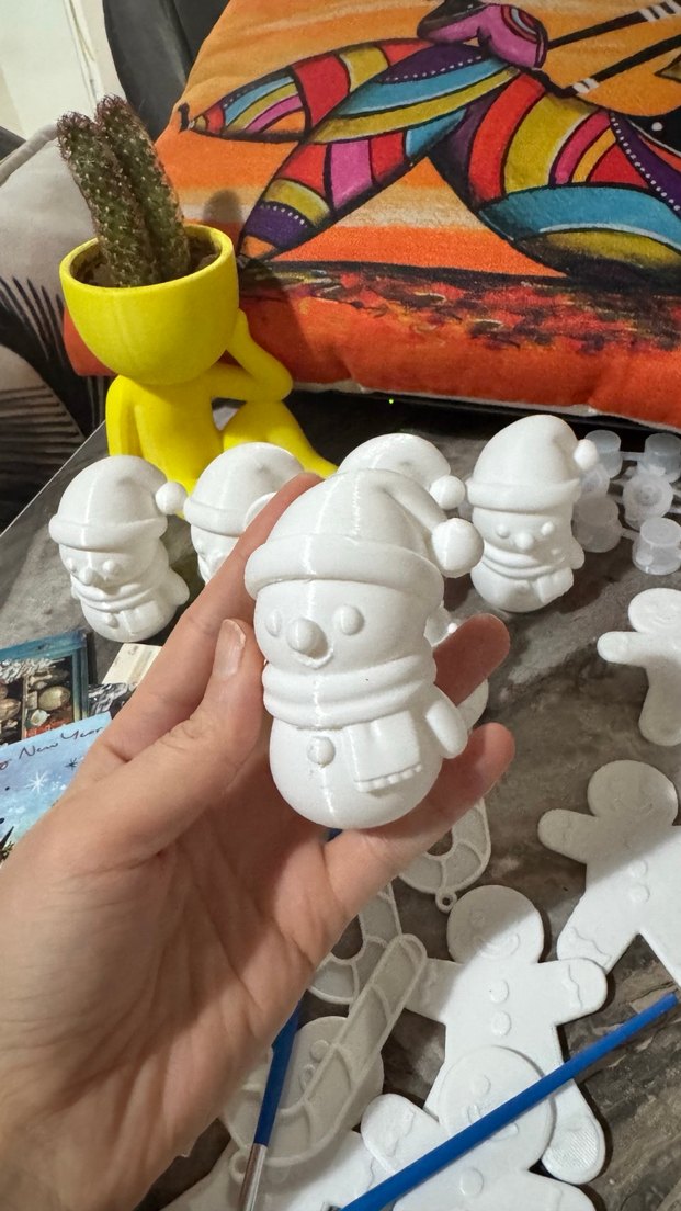 Kış Boyama Seti ve Dekoratif Objeler - Görsel 4