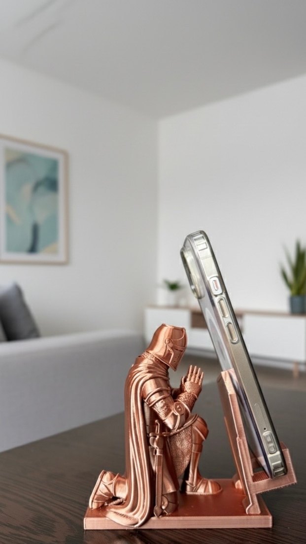 Şövalye Telefon Tutucu - Görsel 2