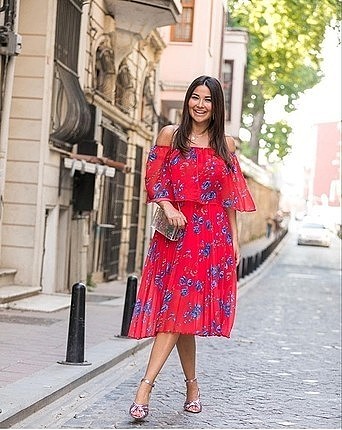 Şifon elbise