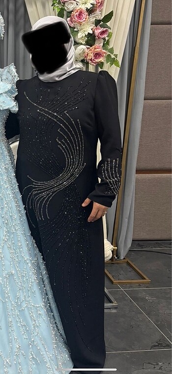 Diğer Siyah taşlı elbise