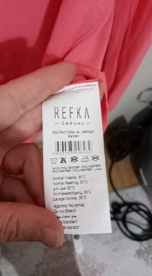 Kadın Pembe Uzun Kollu Saten Bluz - Görsel 4