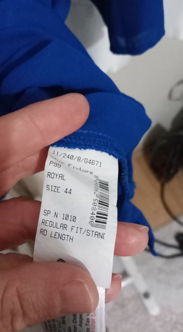 Kadın Mavi Kısa Kollu Bluz - Görsel 4