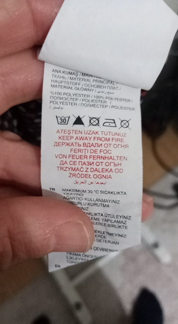 Bordo Desenli V Yaka Kadın Bluz - Görsel 5