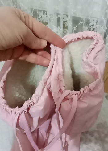 Pembe Sıcak Kürklü Bot - Görsel 2