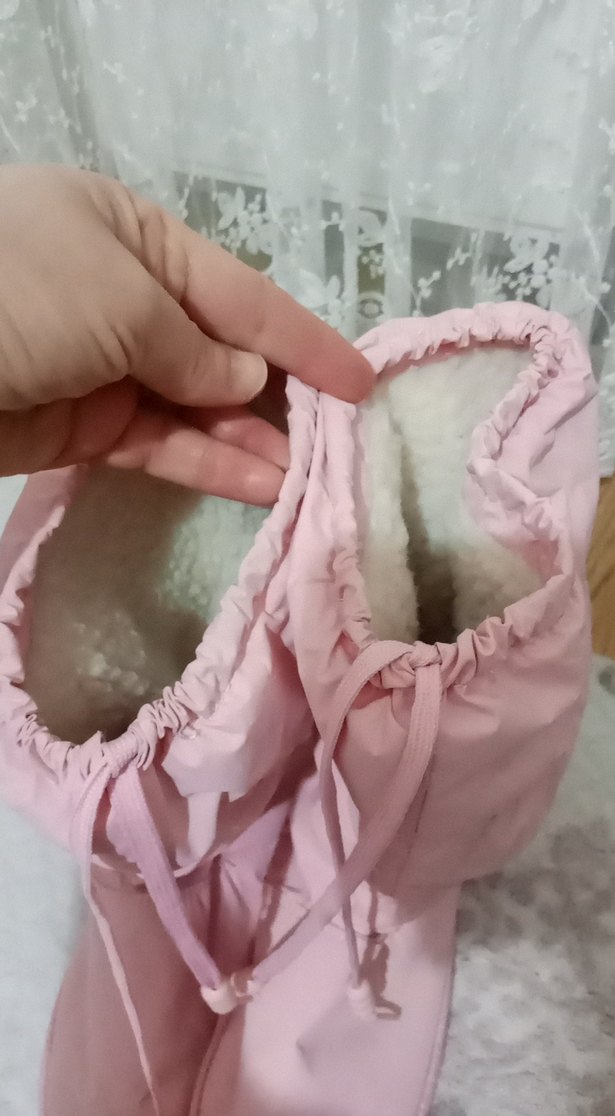 Pembe Sıcak Kürklü Bot - Görsel 2