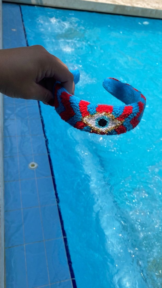 Renkli Göz Punch Taç - Görsel 2