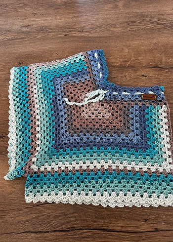 Bohem Örgü Kadın Şorr - Görsel 3