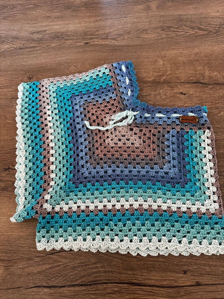 Bohem Örgü Kadın Şorr - Görsel 3