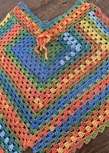 Renkli Bohem Kadın Şort - Görsel 2