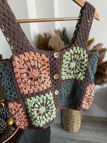 diğer Beden Mozaik Crop