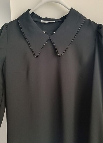 Siyah gömlek - siyah bluz