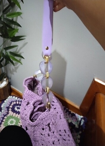 Lila modern çanta