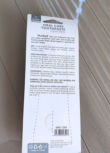  NUNBELL NANELİ KEDİ KÖPEK ORALCARE
