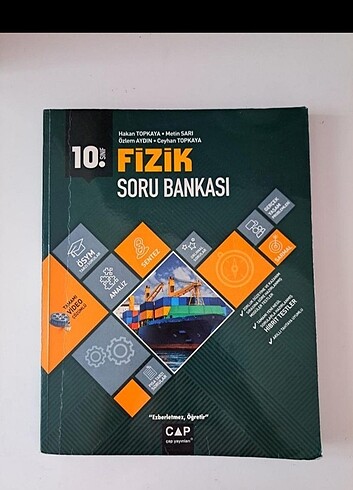 10.SINIF ÇAP YAYINLARI FİZİK SORU BANKASI