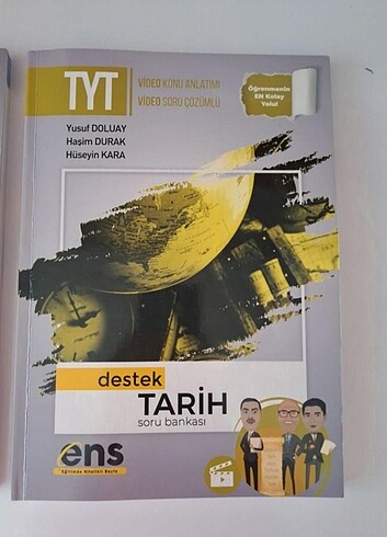 ENS YAYINLARI TYT TARİH VE TYT COĞRAFYA SORU BANKASI
