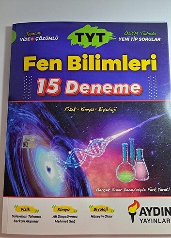AYDIN YAYINLARI TYT 15'Lİ FEN DENEMESİ