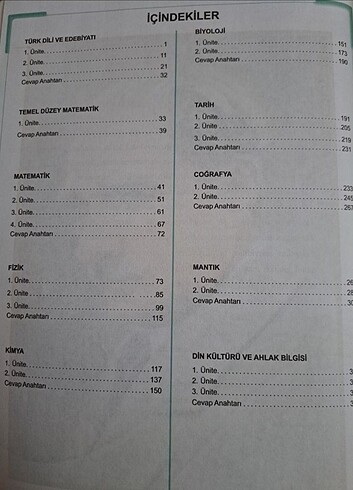  Beden Renk 12.SINIF MEB TEKRAR TESTLERİ