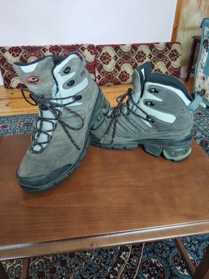 Gri Bağcıklı Erkek Outdoor Botları - Görsel 4